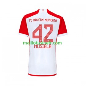 Maillot de Foot Bayern Munich Jamal Musiala 42 Domicile 2023-24